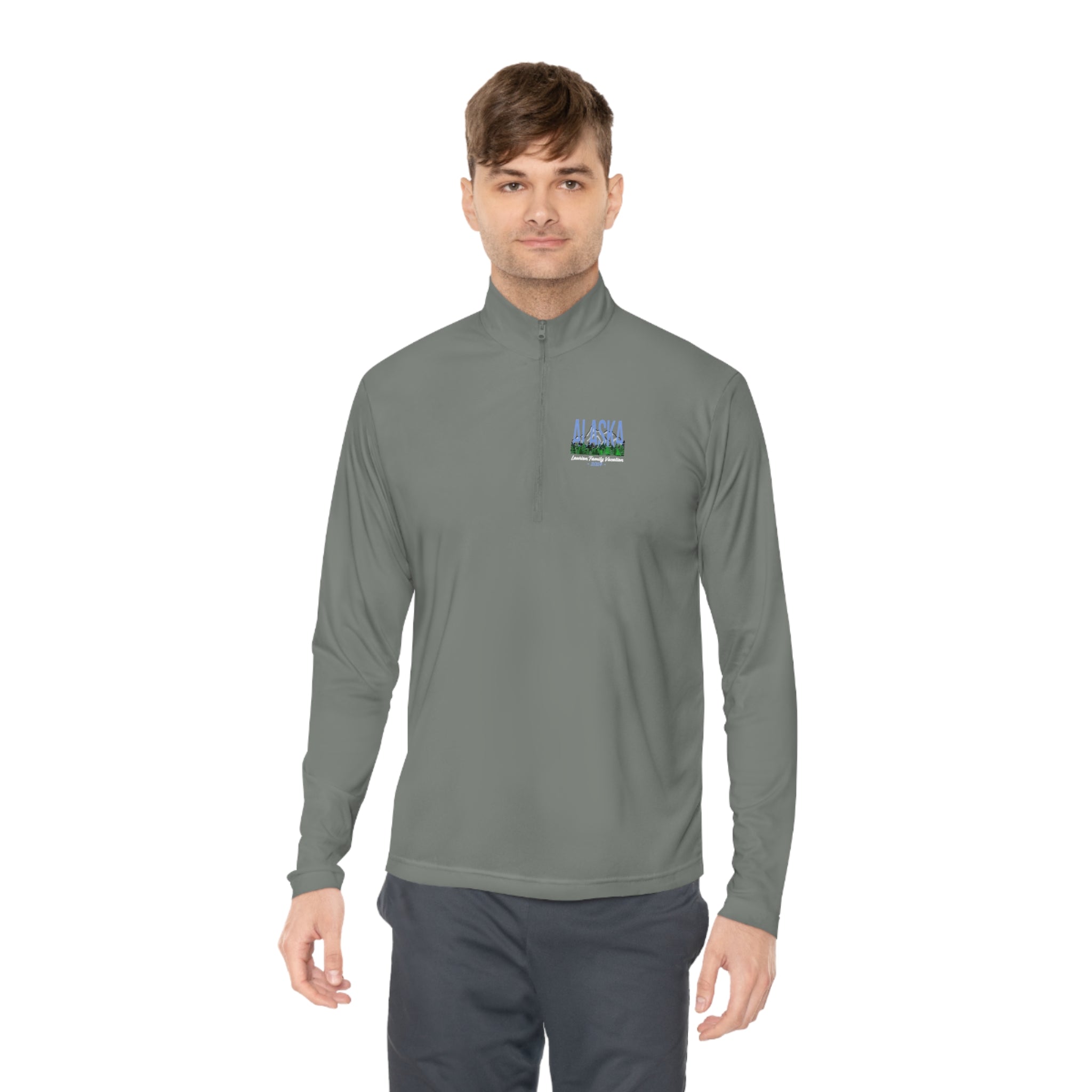 Unisex Quarter-Zip Pullover Alaska vacation