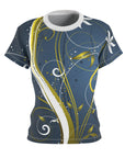 Women's Designer Pickleball Tee  - night sky