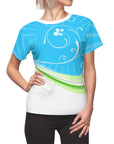 Women's Designer shirt blue/green