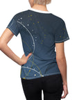 Women's Designer Pickleball Tee  - night sky