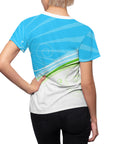 Women's Designer shirt blue/green