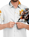 The Boxer Short Sleeve Button Down Shirt , unique shirt, designer men's shirt