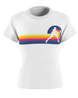 Women's Pickleball Lady Colorful Swoosh