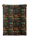 Librarian perfect gift, Premium Microfleece Blanket , Library,