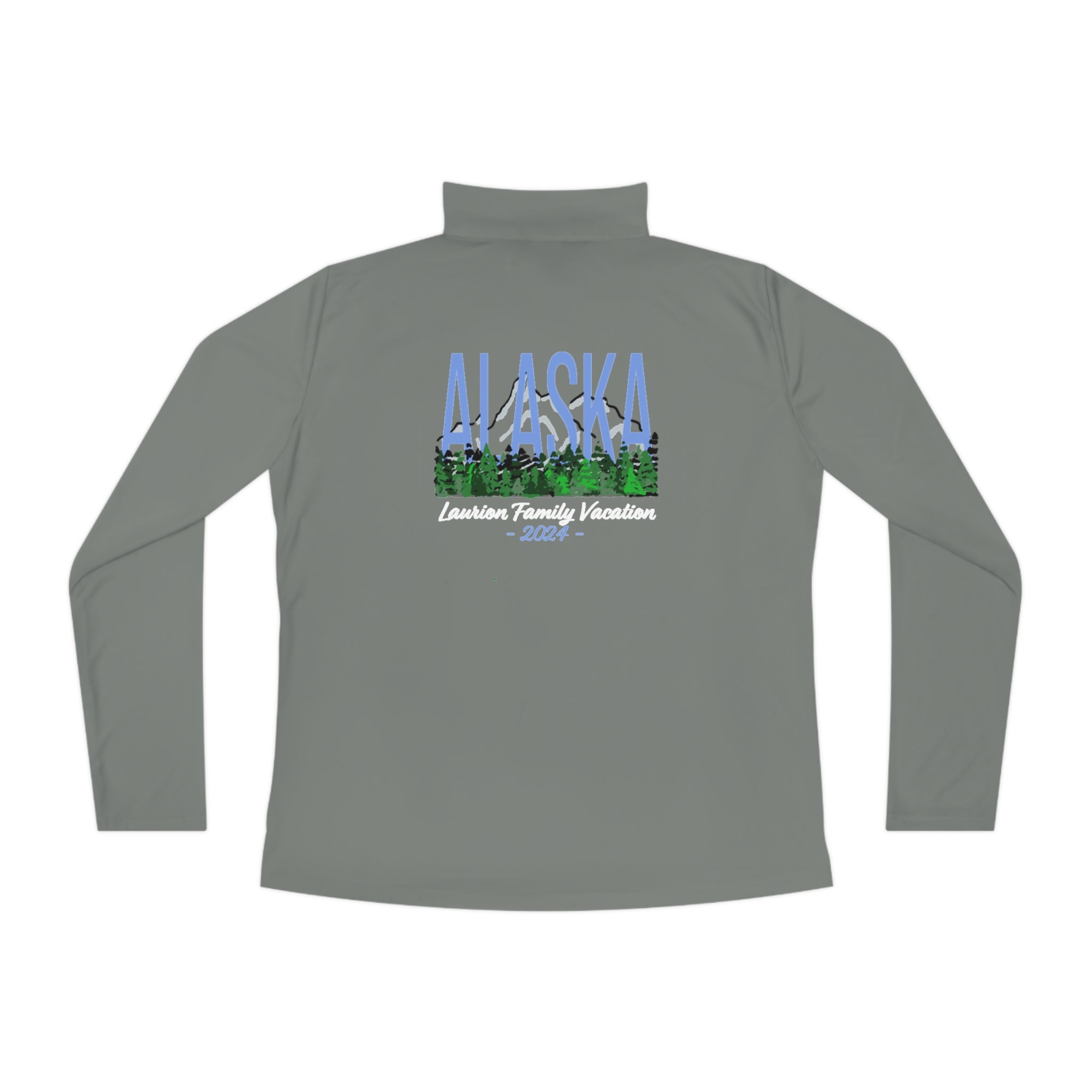 Ladies Quarter-Zip Pullover Alaska trip 2024