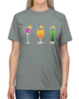 Cocktails and Pickleball Ladies Unisex Triblend Tee