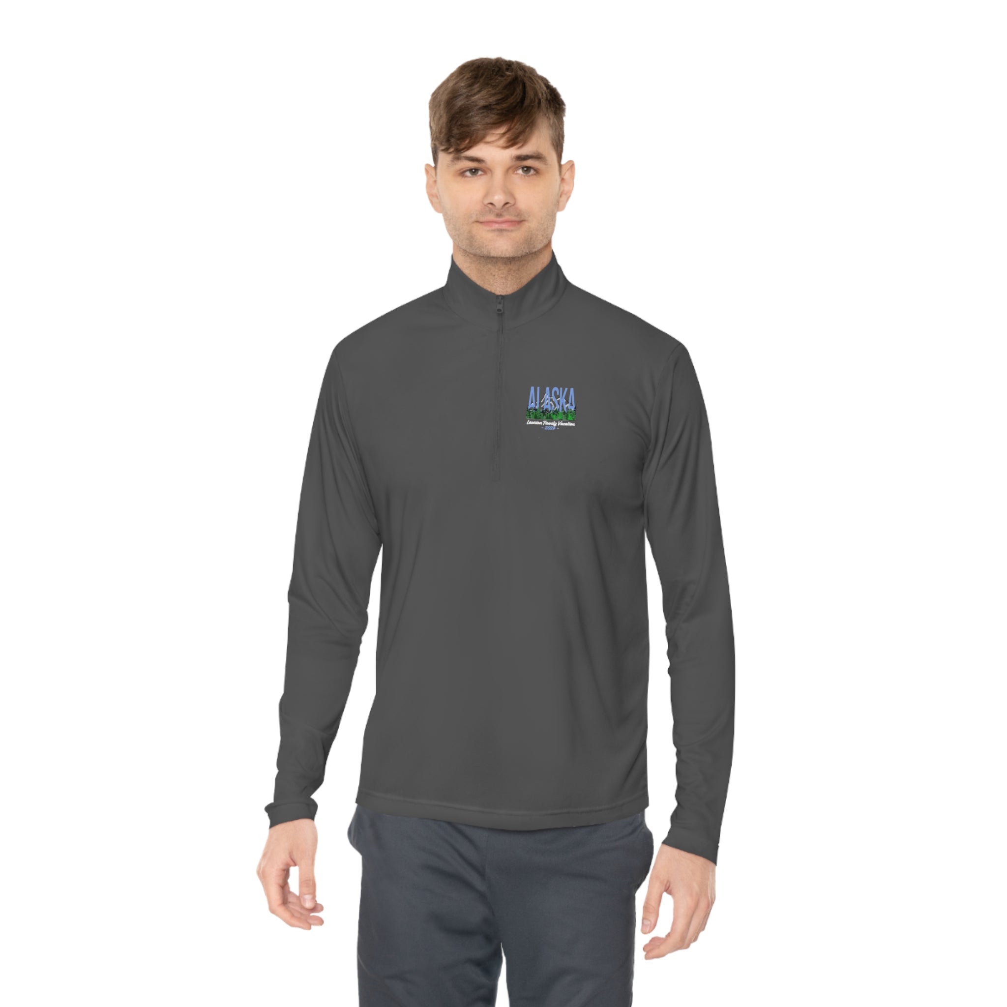 Unisex Quarter-Zip Pullover Alaska vacation