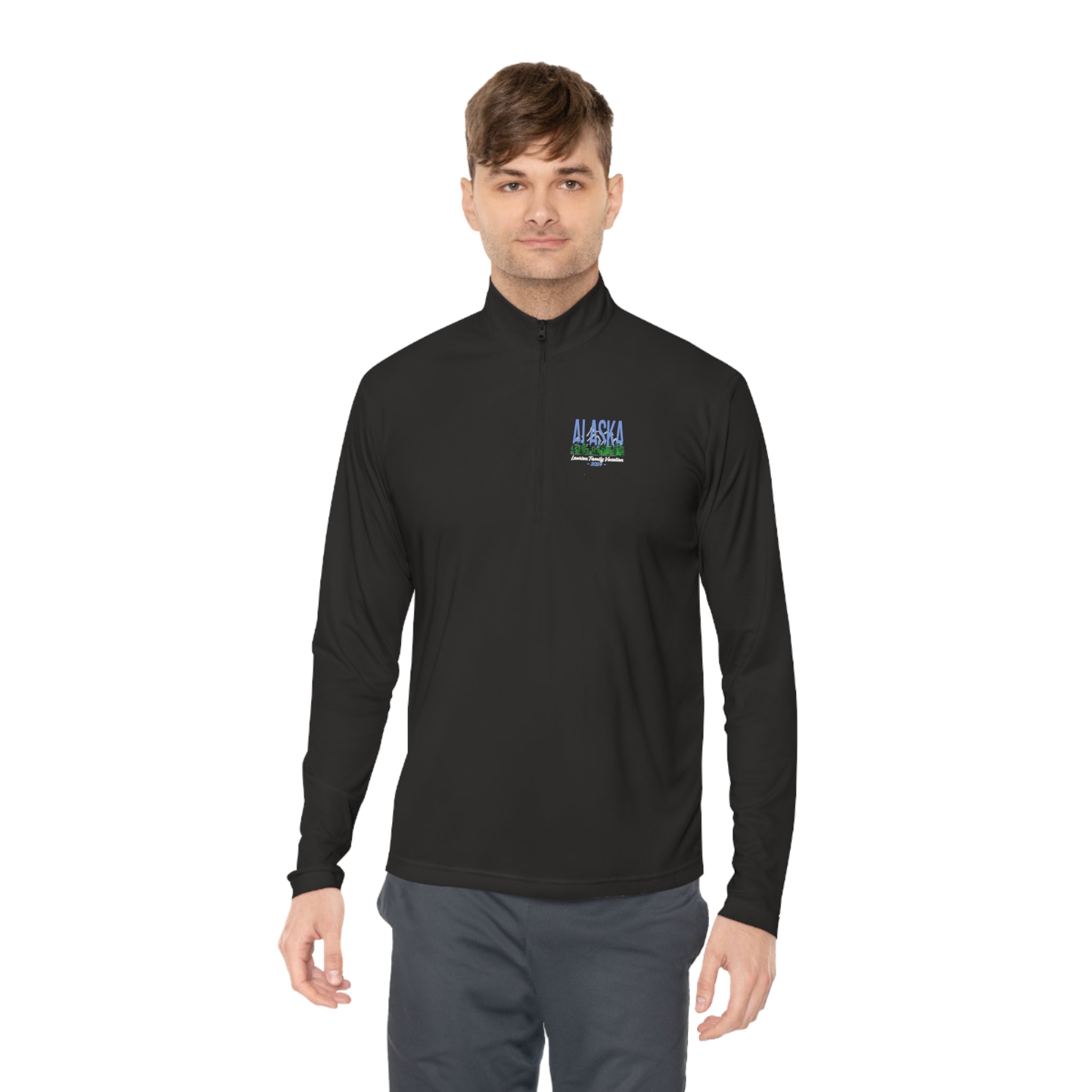 Unisex Quarter-Zip Pullover Alaska vacation