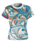 Ladies paisley experience top with striking colors