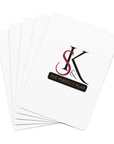 Custom Poker Cards, Steve & Kristen, your initials here in place of S&K