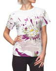 Ladies flower and butterfly sport top