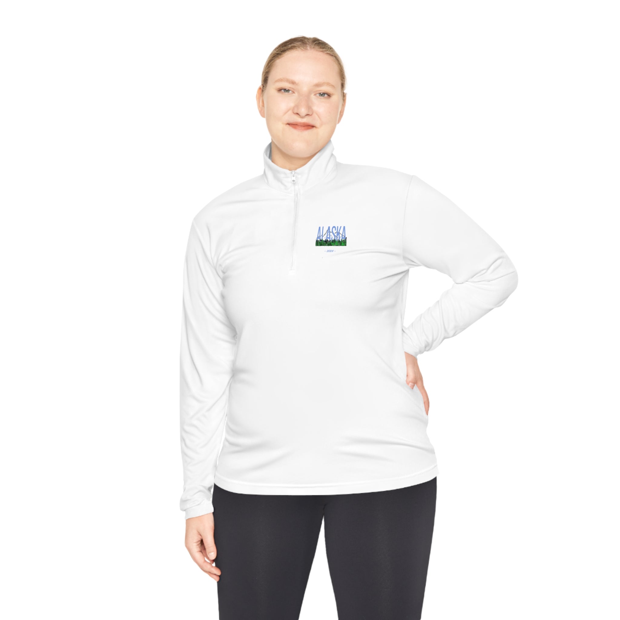 Unisex Quarter-Zip Pullover Alaska vacation