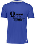 Queen of the pickleball court, pickleball shirt, women pickleball, printful 64STTM Essential Dri-Power Tee