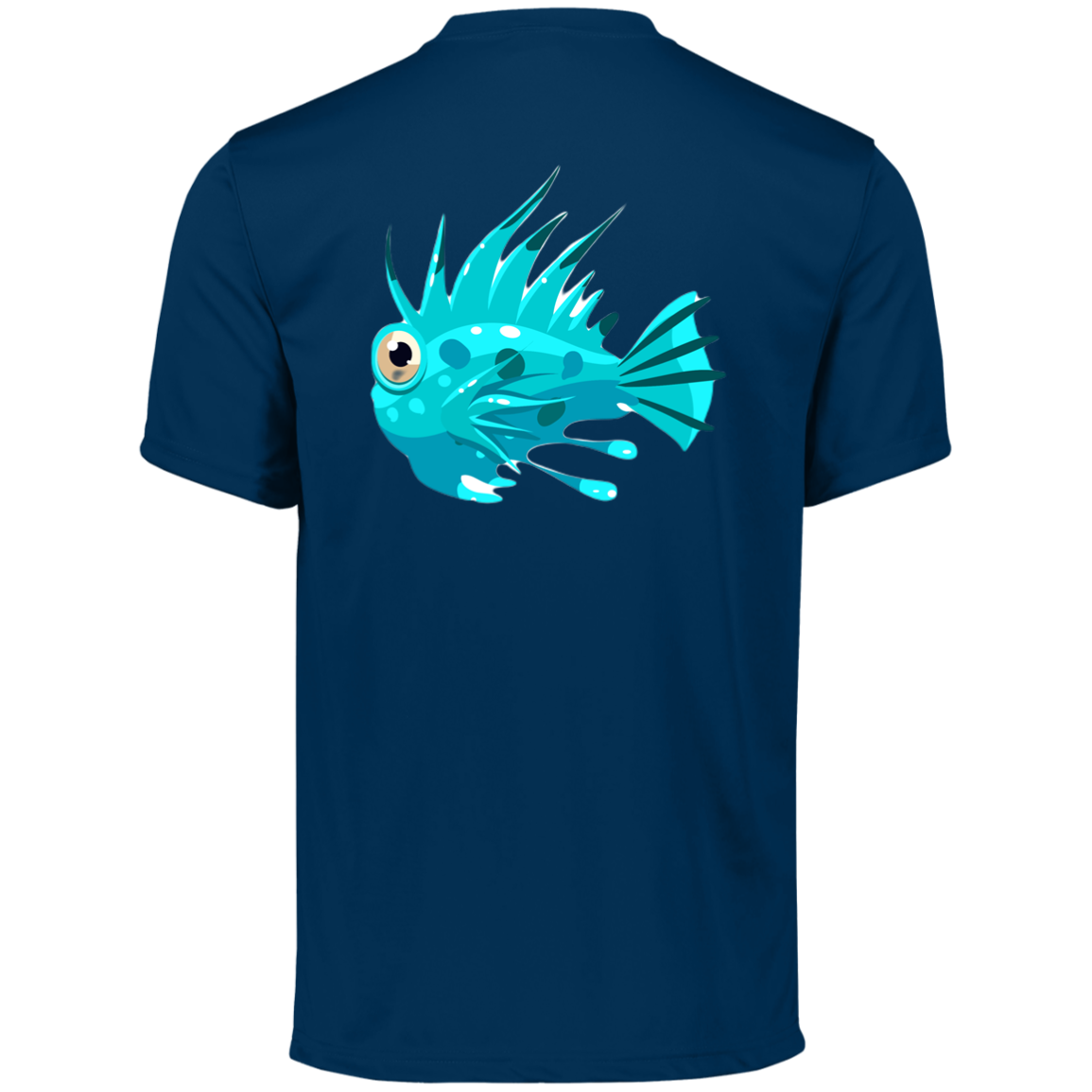 Spike Fish T-Shirt Ocean creature collection 790 Men&#39;s Moisture-Wicking Tee