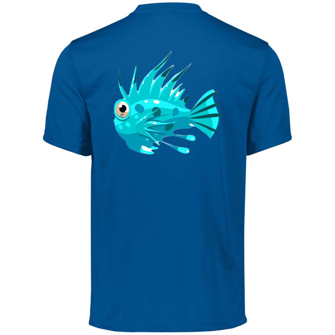 Spike Fish T-Shirt Ocean creature collection 790 Men&#39;s Moisture-Wicking Tee