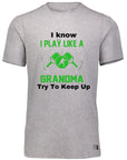 Pickleball Grandma, pickleball, grandma gift, Play like a grandma, 64STTM Essential Dri-Power Tee