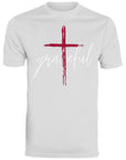 Grateful Men's Moisture-Wicking Tee, Godly t-shirt, Christian t-shirt