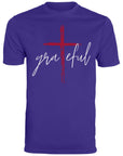 Grateful Men's Moisture-Wicking Tee, Godly t-shirt, Christian t-shirt