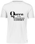 Queen of the pickleball court, pickleball shirt, women pickleball, printful 64STTM Essential Dri-Power Tee