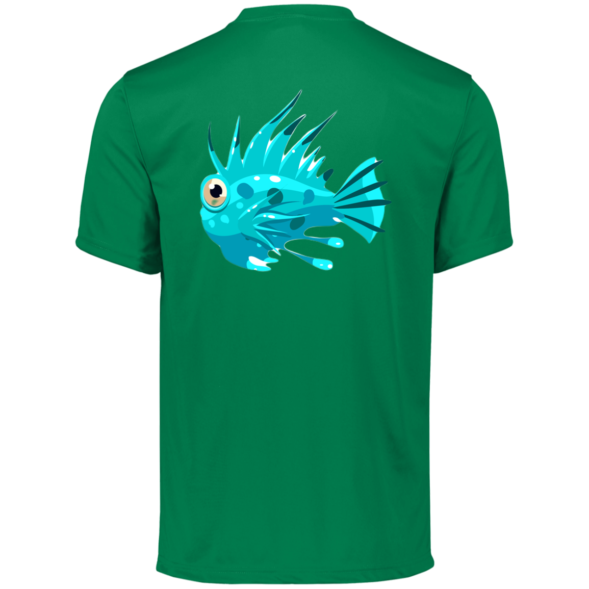 Spike Fish T-Shirt Ocean creature collection 790 Men&#39;s Moisture-Wicking Tee