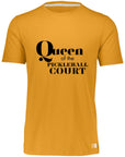 Queen of the pickleball court, pickleball shirt, women pickleball, printful 64STTM Essential Dri-Power Tee