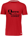 Queen of the pickleball court, pickleball shirt, women pickleball, printful 64STTM Essential Dri-Power Tee