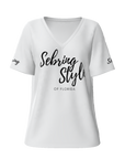 v-neck womens shirt,v-necl ladies shirt,Sebring,Sebring, Fl,Florida,MOQ1,Delivery days 5