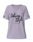 v-neck womens shirt,v-necl ladies shirt,Sebring,Sebring, Fl,Florida,MOQ1,Delivery days 5