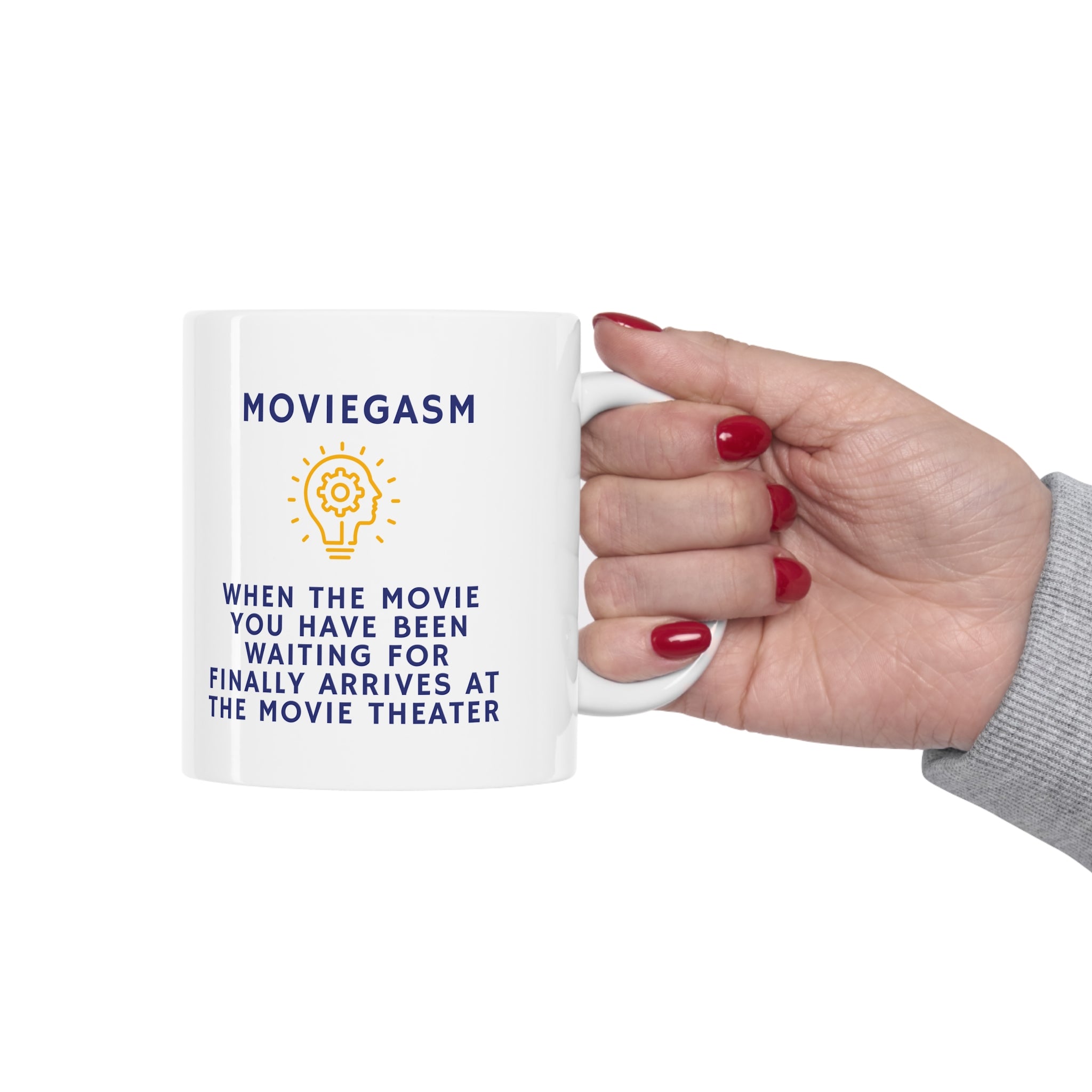 Movie freaks! People who love movies! Great gift from the Gasm series of Ceramic Mug 11oz