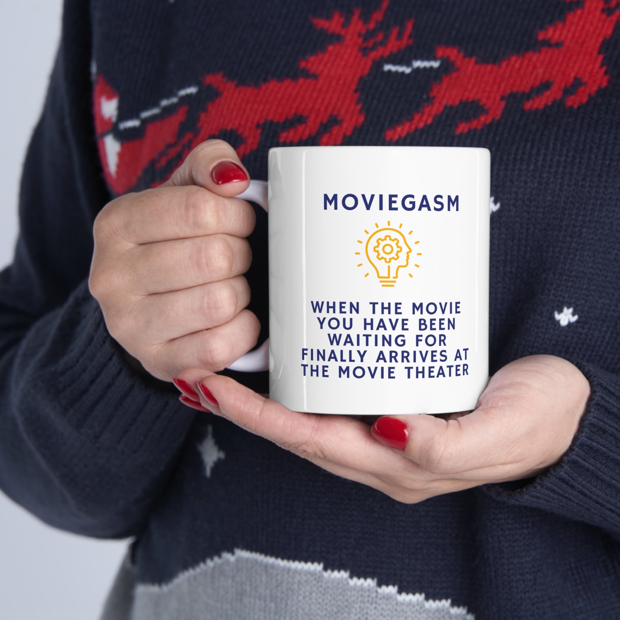 Movie freaks! People who love movies! Great gift from the Gasm series of Ceramic Mug 11oz