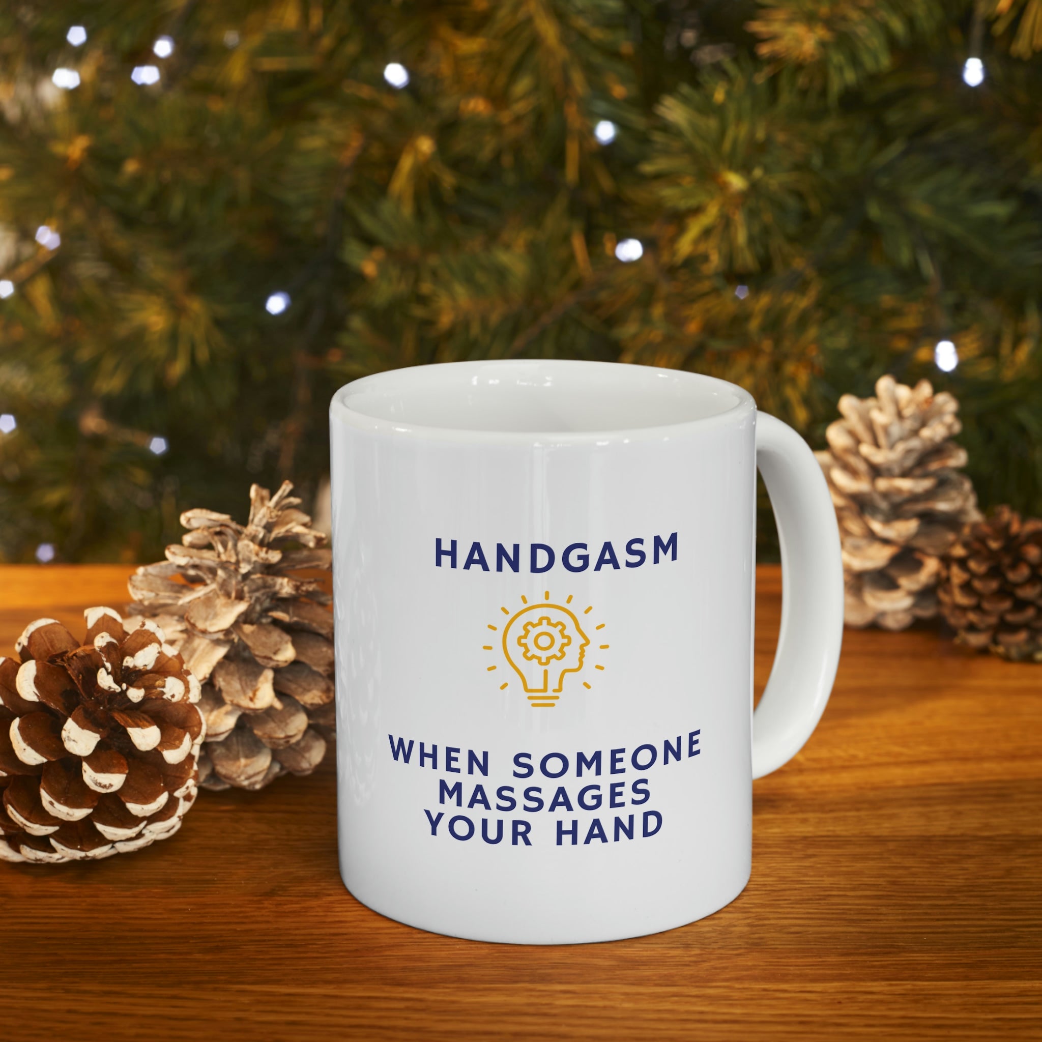 Ooooo that hand massage feels so good, doesn&#39;t it? Handgasm indeed. Part of the gasm series of Ceramic Mug 11oz