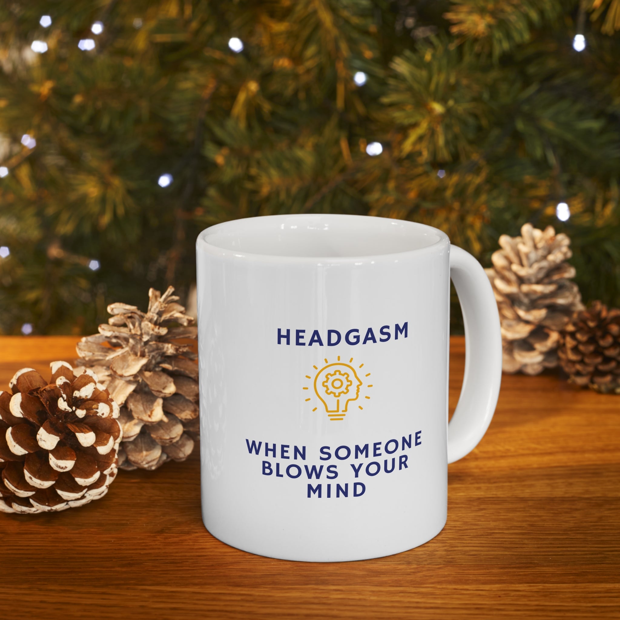 MIND BLOWN! Ever been blown away! Then you&#39;ve had a headgasm. Part of our Gasm series of  Ceramic Mug 11oz