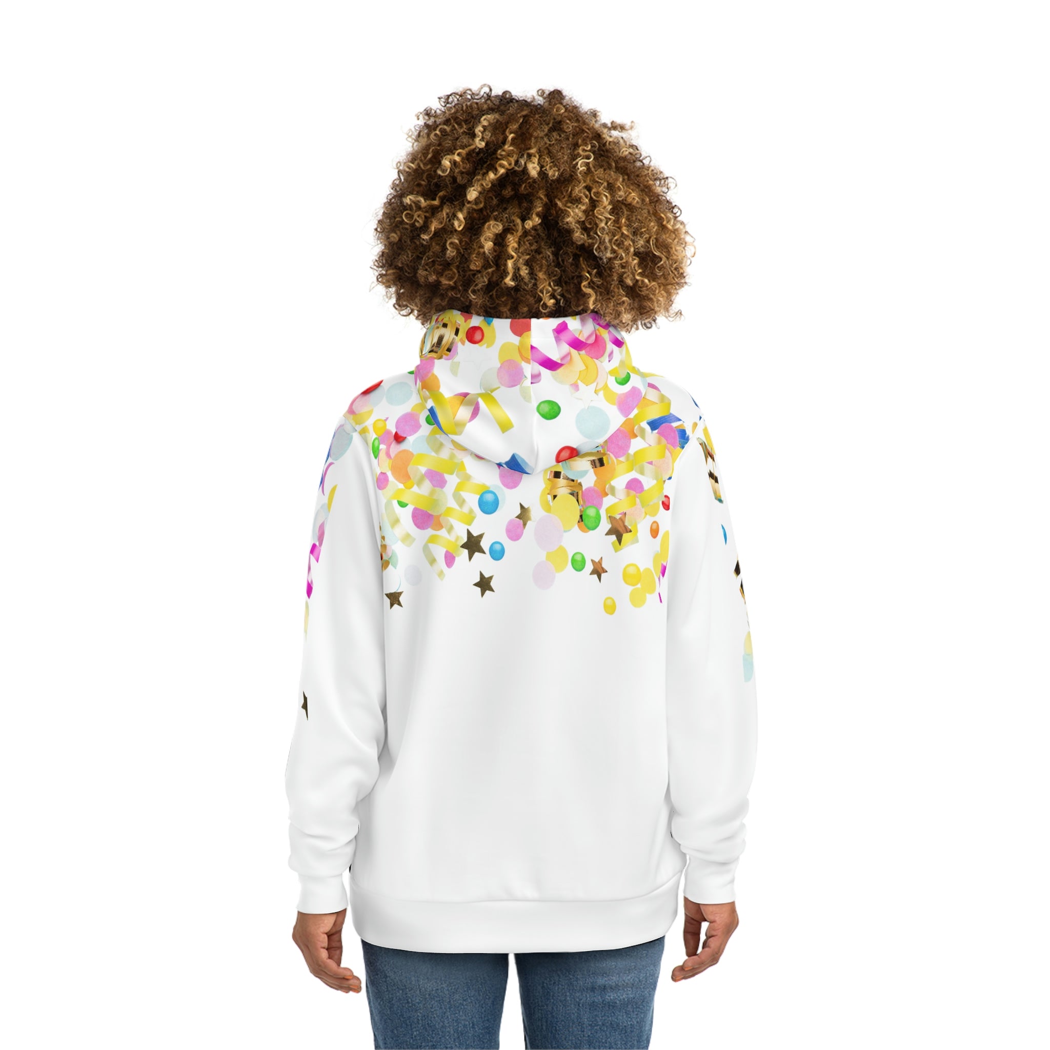 BOOM! A fantastic Confetti Hoodie (AOP) A great design you won&#39;t find anywhere else!